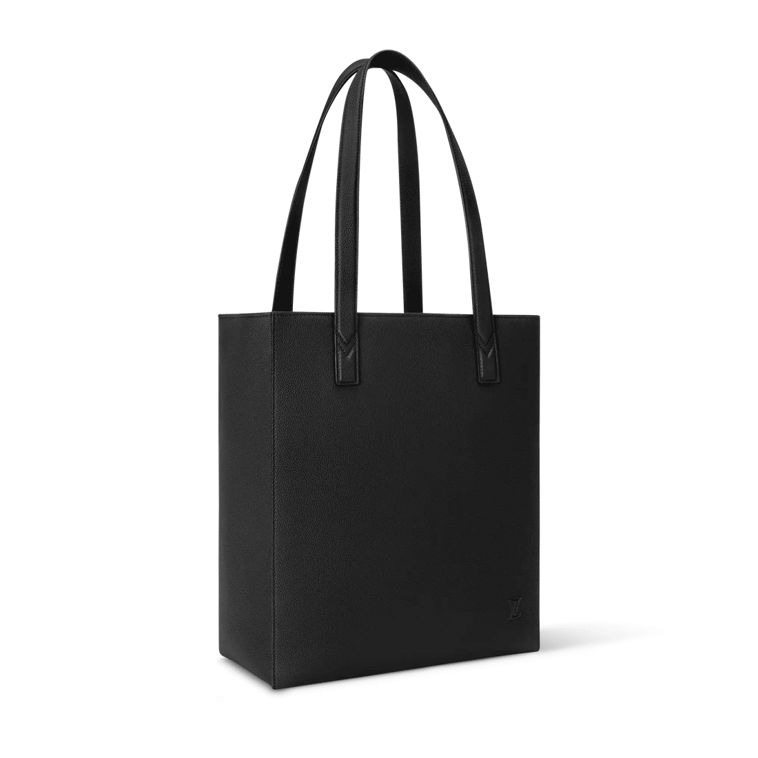 Men's Cabin Tote Waxy Calfskin Black