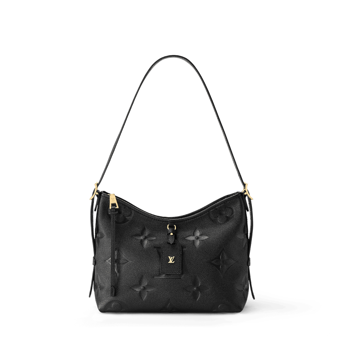 Women's CarryAll PM Black Monogram Empreinte Leather Hobo Bag M46288