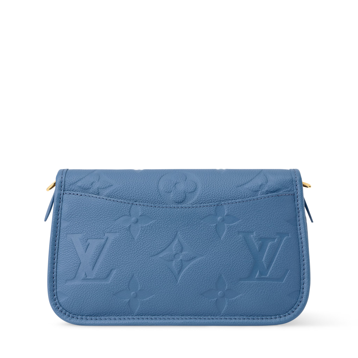 Diane Monogram Empreinte Leather Blue Jean Gold-Toned Hardware