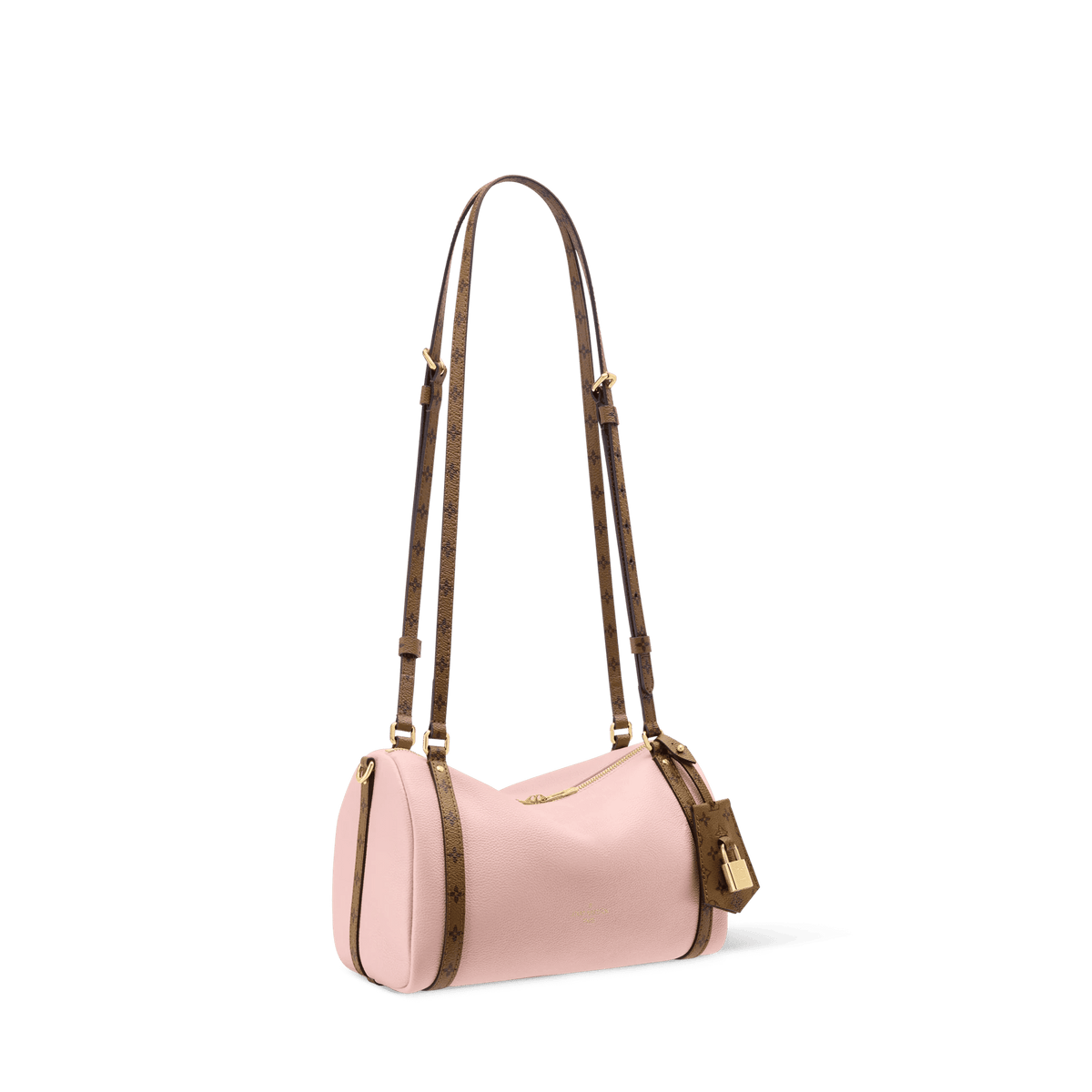 Women's Express PM Petal Pink Calfskin Shoulder Bag