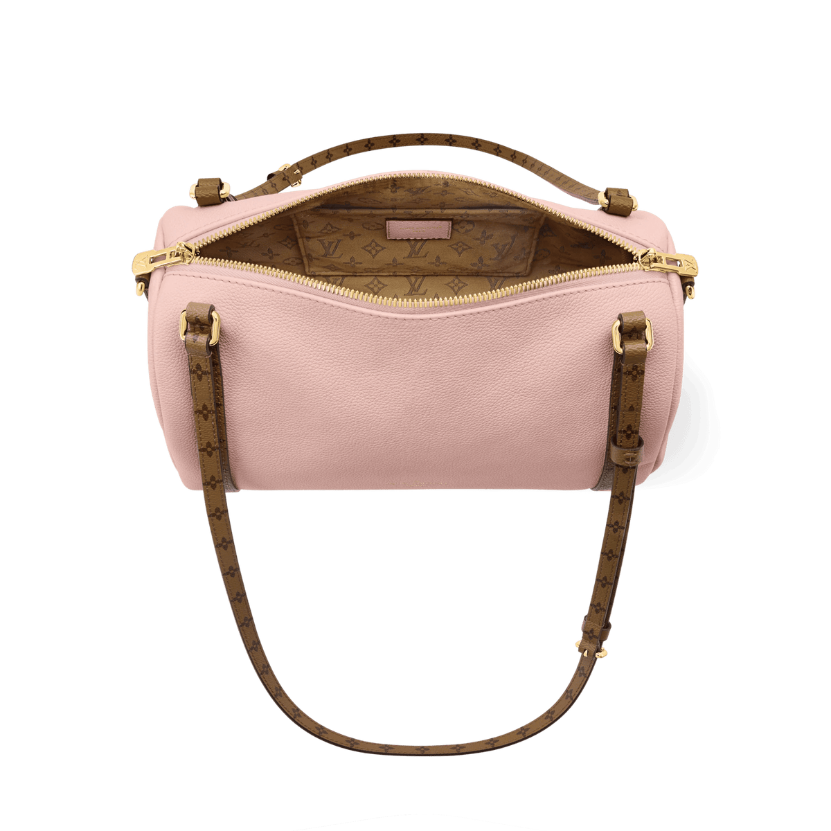 Women's Express PM Petal Pink Calfskin Shoulder Bag