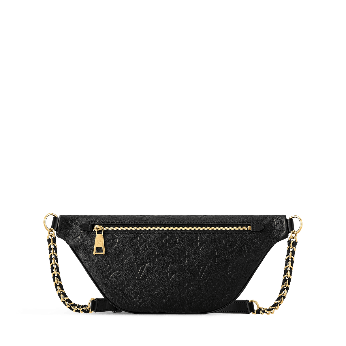 High Rise PM Monogram Empreinte Leather Black Gold-Toned Hardware