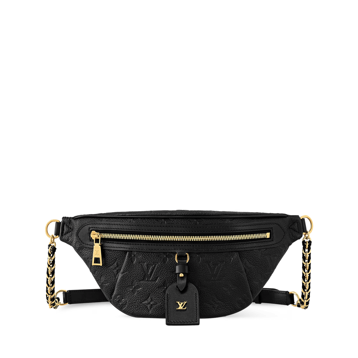 High Rise PM Monogram Empreinte Leather Black Gold-Toned Hardware