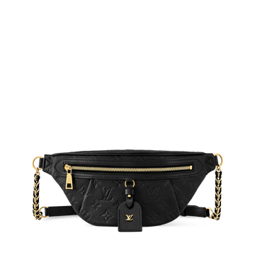 High Rise PM Monogram Empreinte Leather Black Gold-Toned Hardware