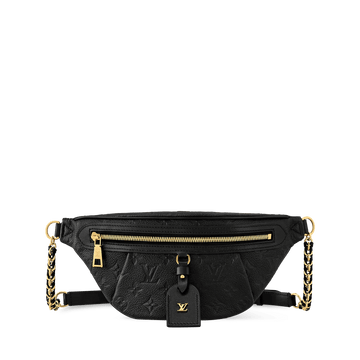 Women's High Rise PM Black Monogram Empreinte Leather Bumbag M14353