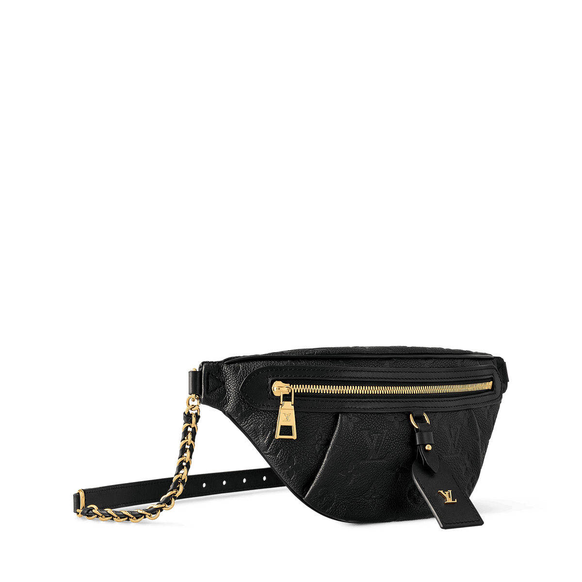 High Rise PM Monogram Empreinte Leather Black Gold-Toned Hardware