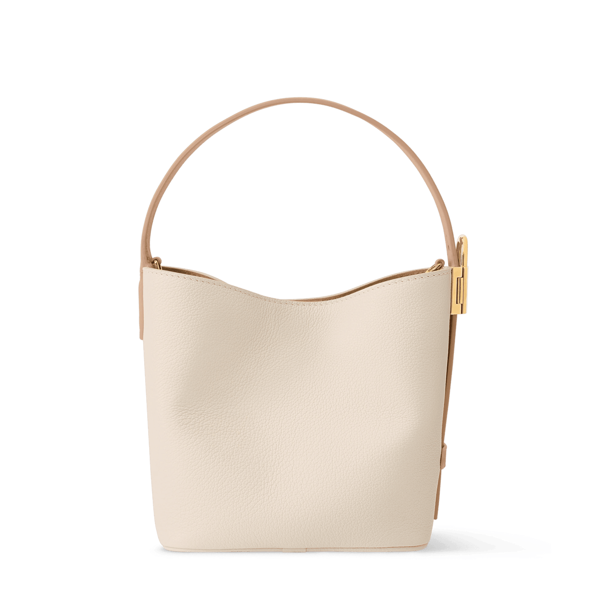 All In BB Calfskin Leather Bicolor Quartz Hazelnut Aged Gold-Toned Hardware