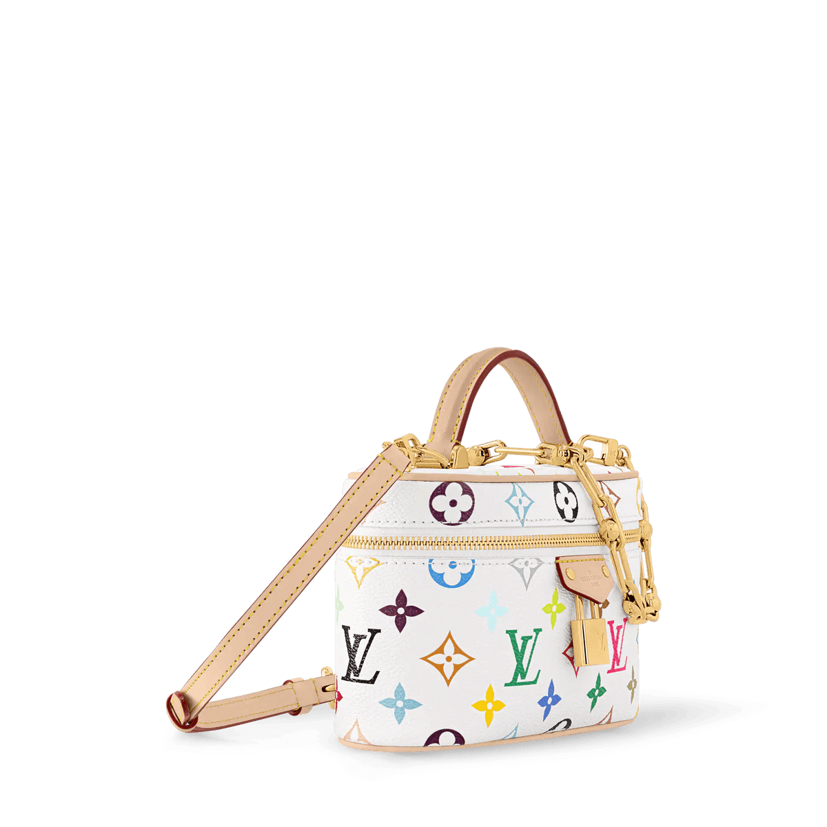 Women's LV x TM Vanity Chain Pouch Multicolore Blanc M13662