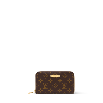 Margot Wallet Monogram Coated Canvas Cowhide Leather Gold-Toned Hardware
