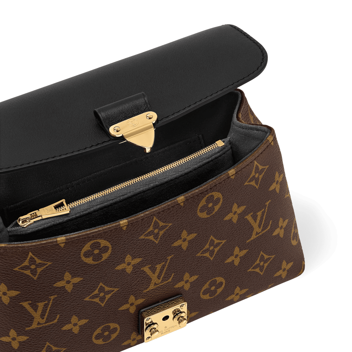 Women's Madeleine BB Monogram Black Leather Crossbody Bag M28424