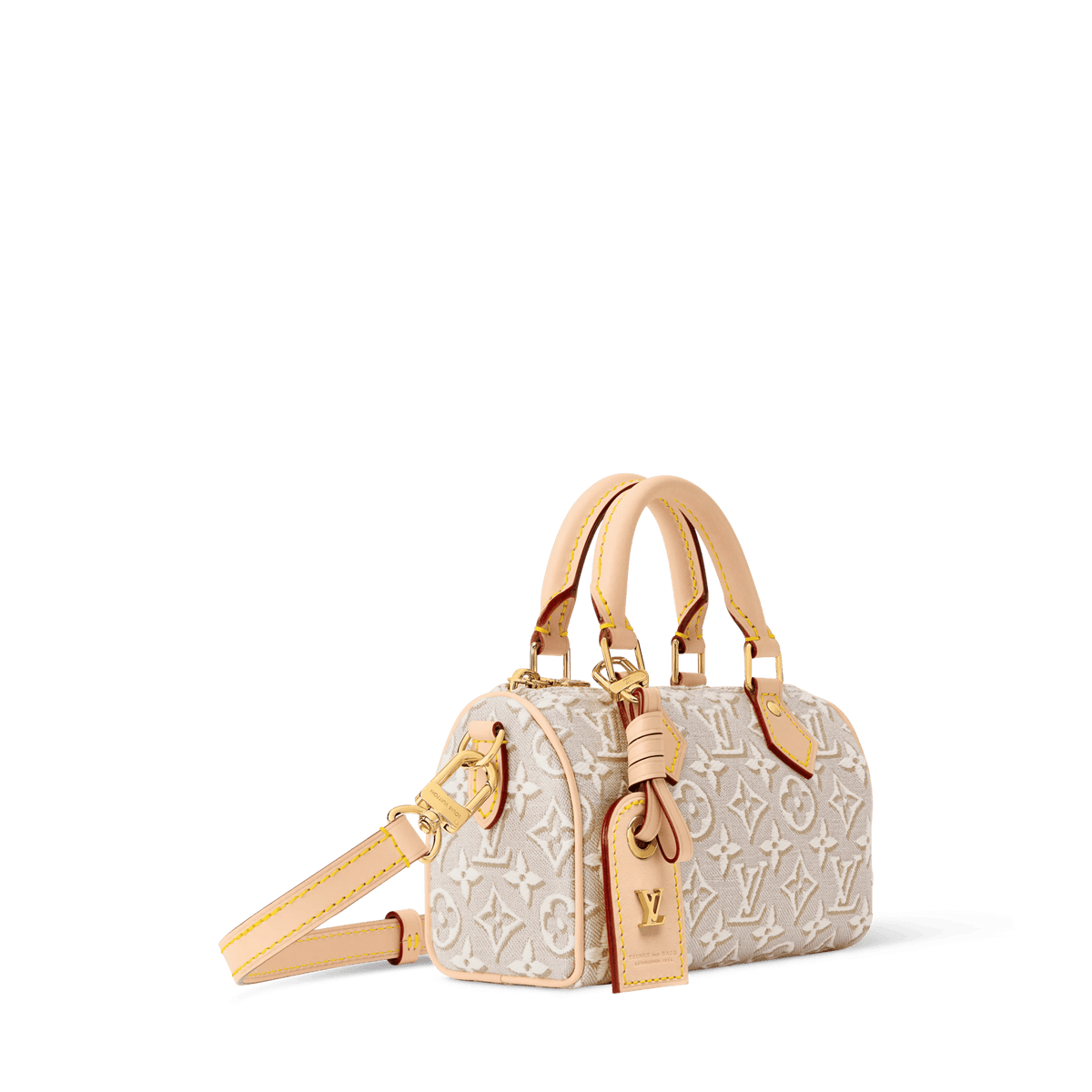 Women's Nano Speedy Monogram Emblème Peuplier Jacquard Canvas Crossbody Bag