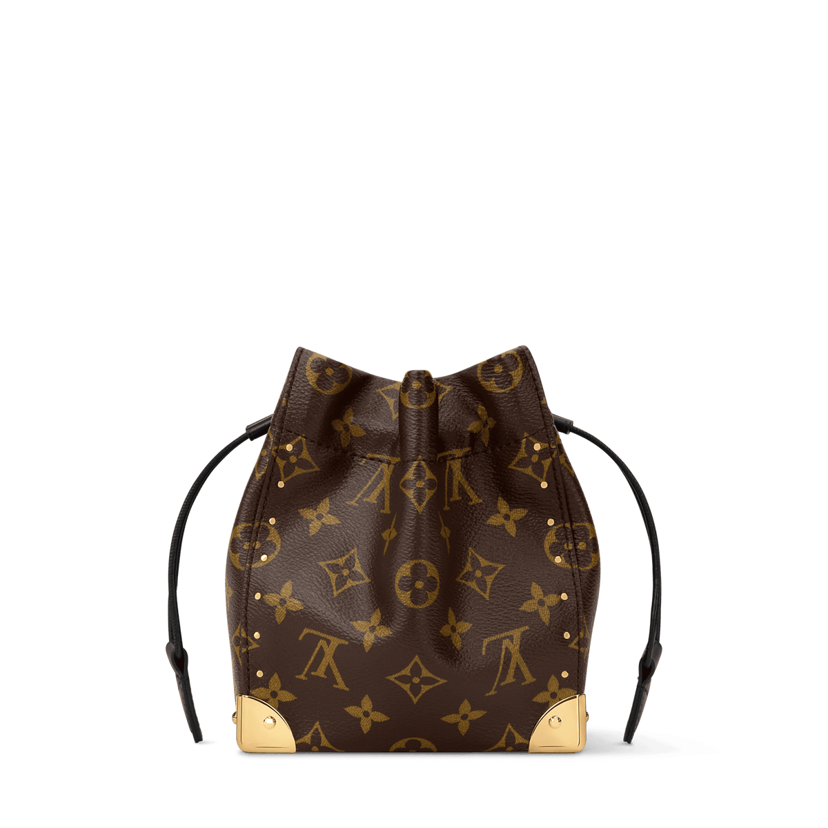 Nano Noé Trunk Monogram Coated Canvas Gold-Toned Hardware