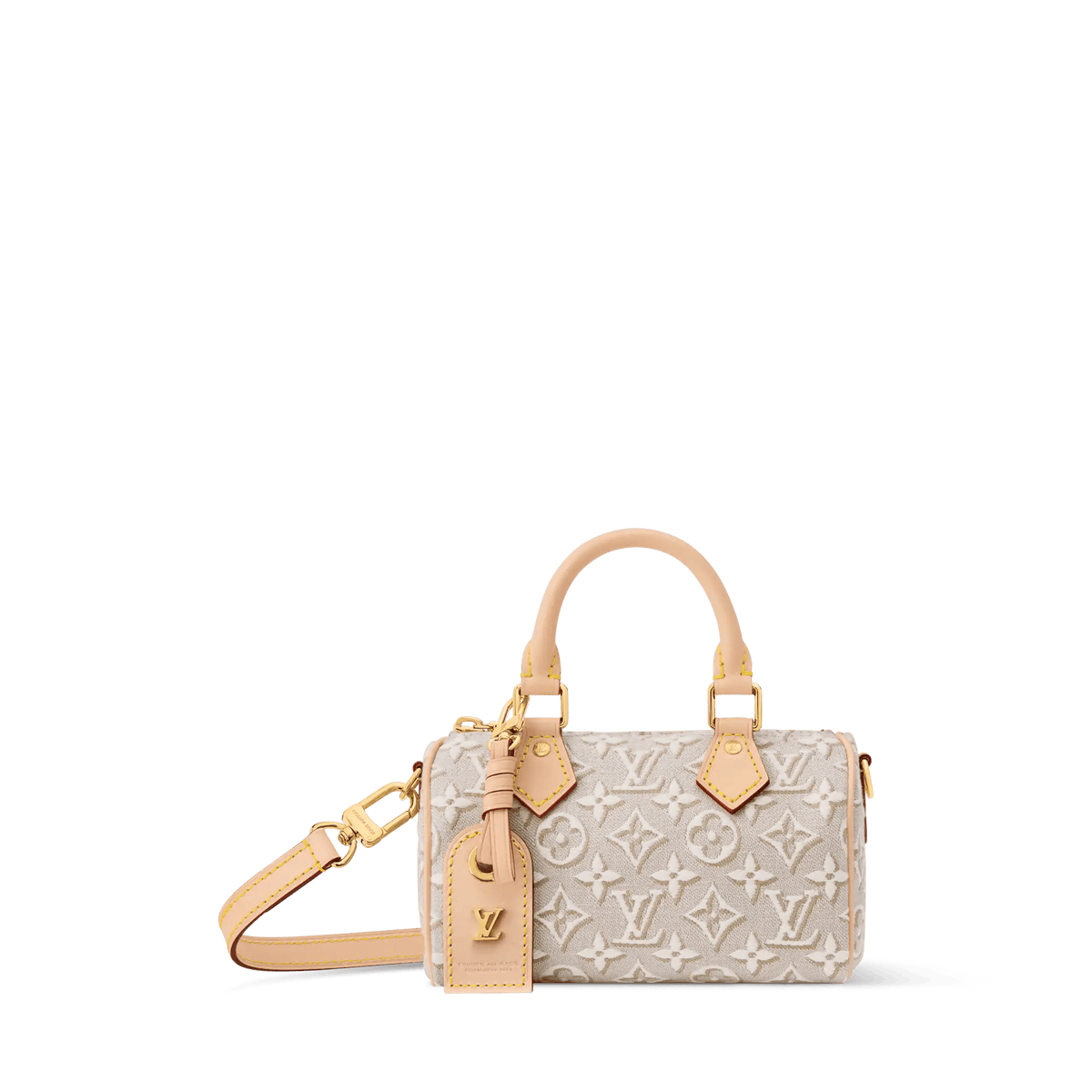 Women's Nano Speedy Monogram Emblème Peuplier Jacquard Canvas Crossbody Bag