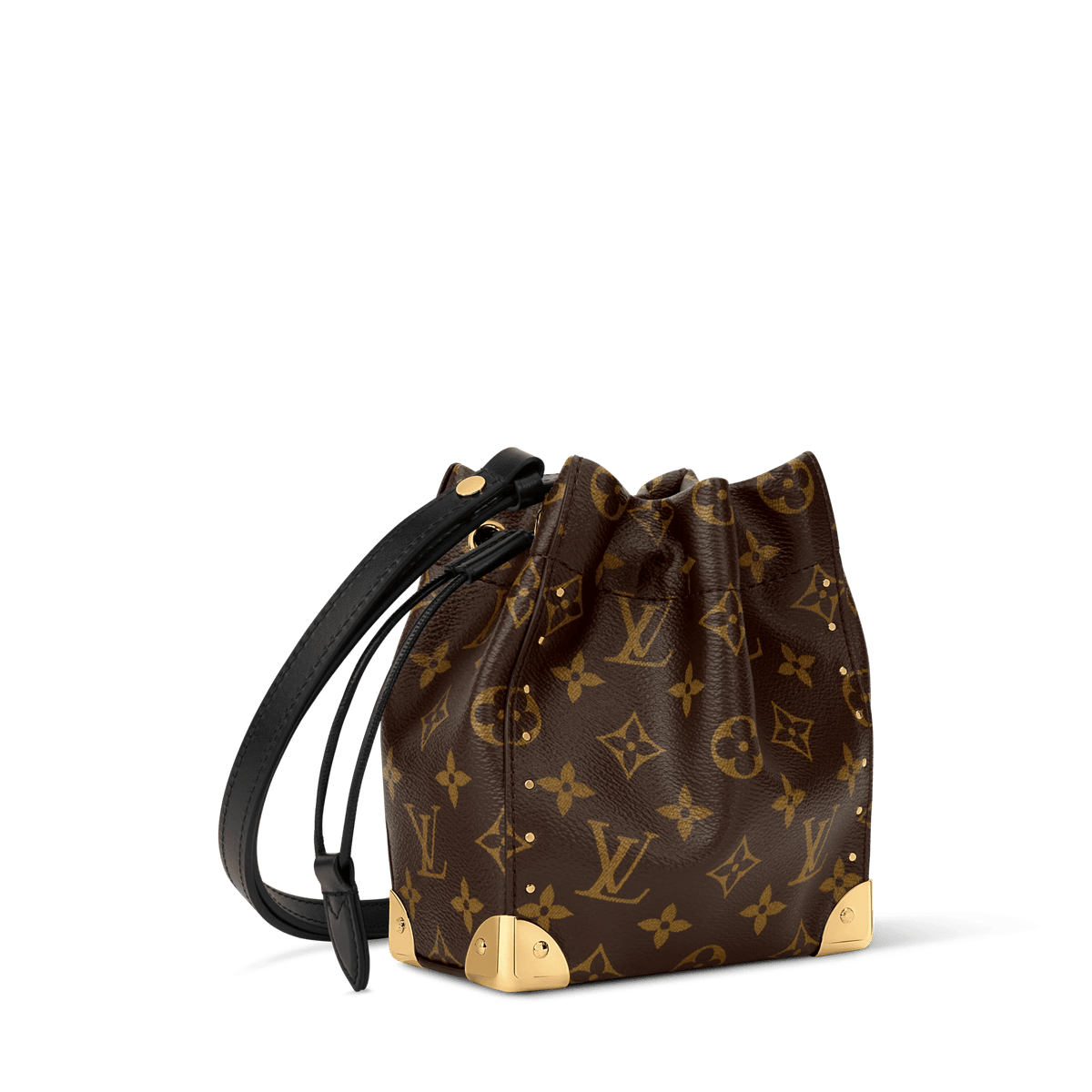 Nano Noé Trunk Monogram Coated Canvas Gold-Toned Hardware