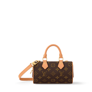 Nano Speedy Monogram Coated Canvas Gold-Toned Hardware