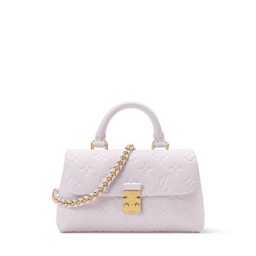 Women's Nano Madeleine Sweet Lavender Monogram Empreinte Leather Bag M29380