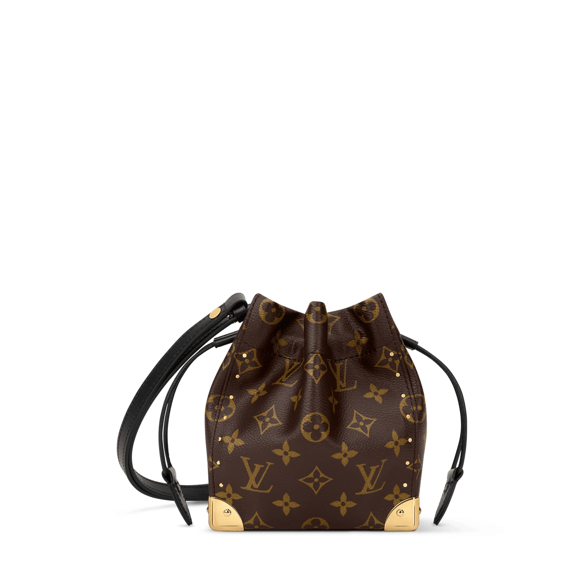 Nano Noé Trunk Monogram Coated Canvas Gold-Toned Hardware