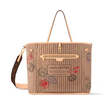 Neverfull Bandoulière Inside Out GM Monogram Coated Canvas Gold-Toned Hardware