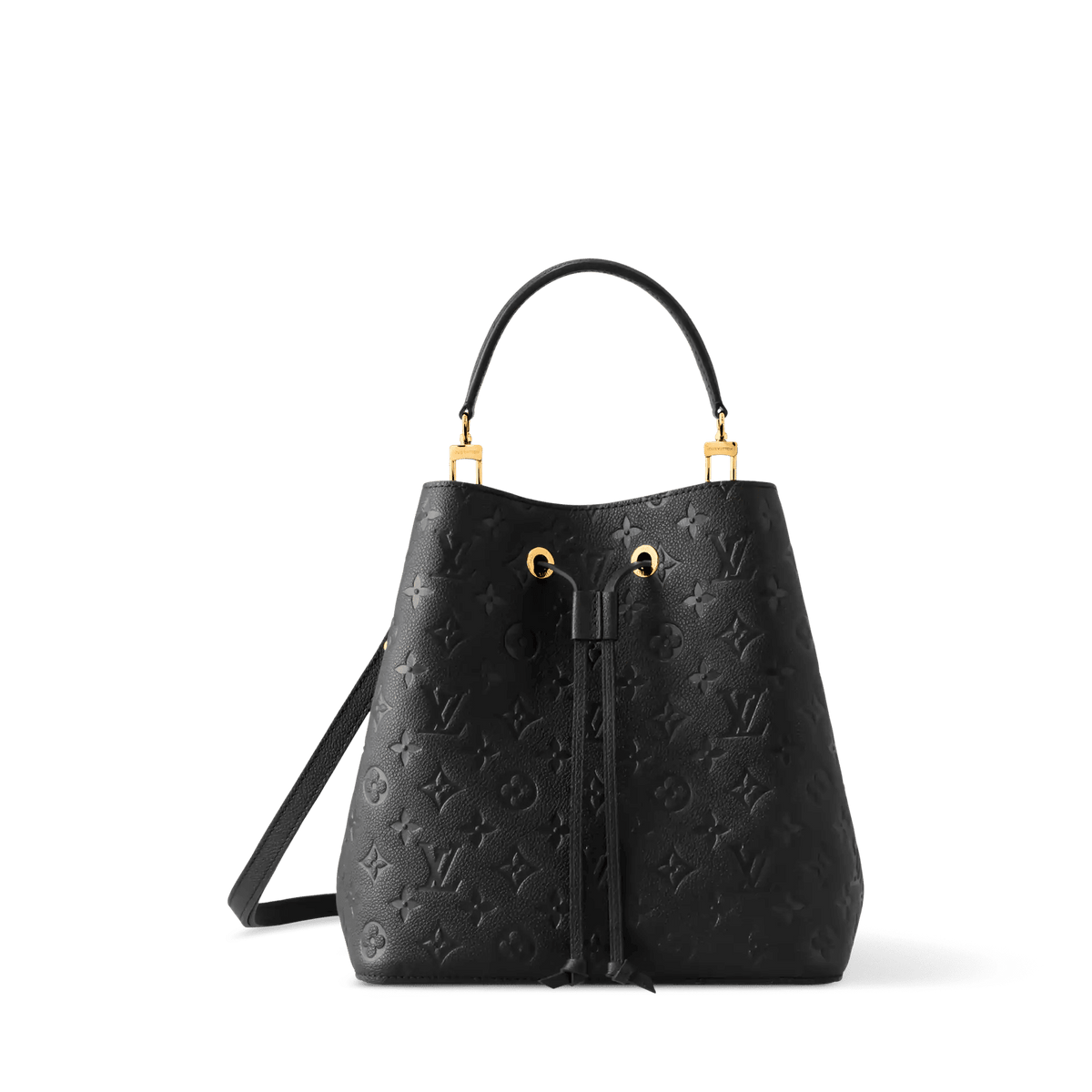 Women's NéoNoé MM Black Monogram Empreinte Leather Bucket Bag M45256