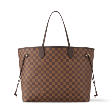 Women's Neverfull GM Damier Ebene Dark Chocolate Tote Bag