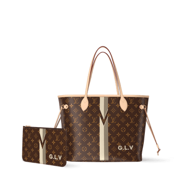 Women's Neverfull MM Monogram Coated Canvas Tote Bag P01926