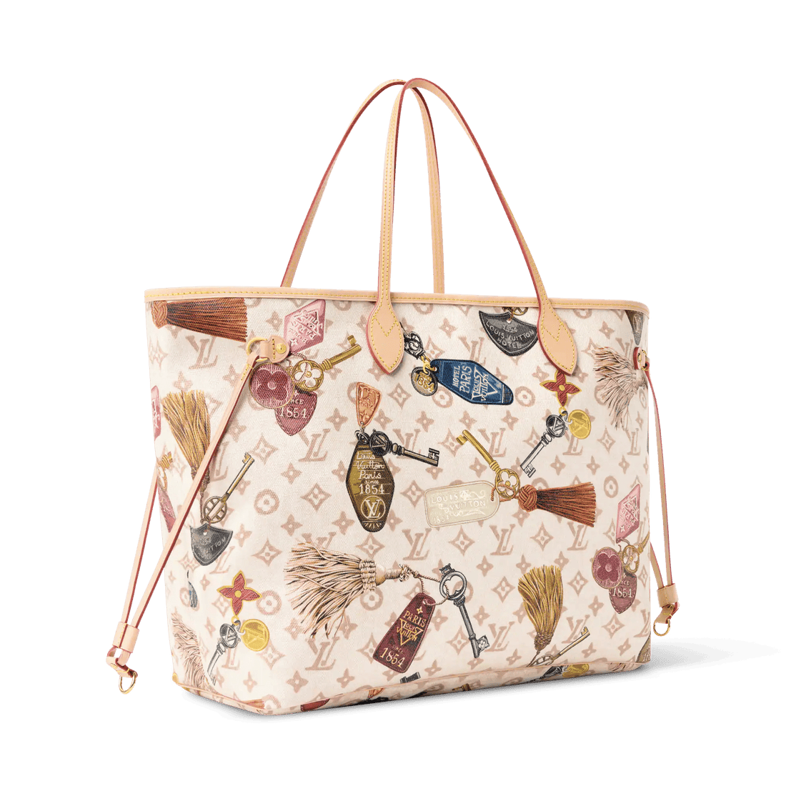 Women's Neverfull GM Getaway Dune Canvas Tote Bag M29449