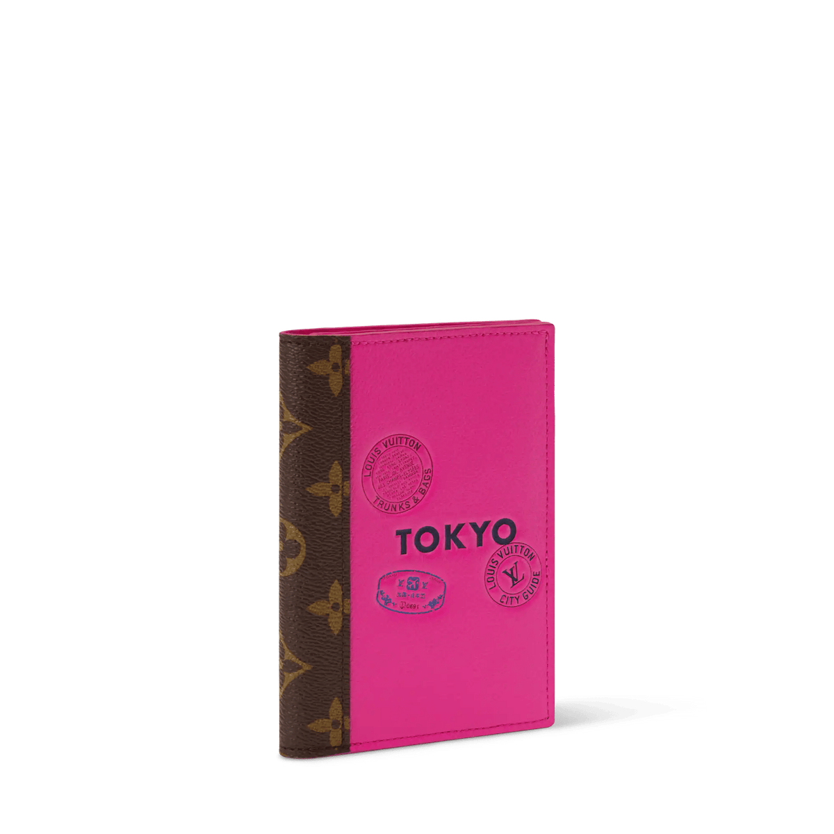 Women's Passport Cover City Guide Cowhide Leather Travel Wallet M29106