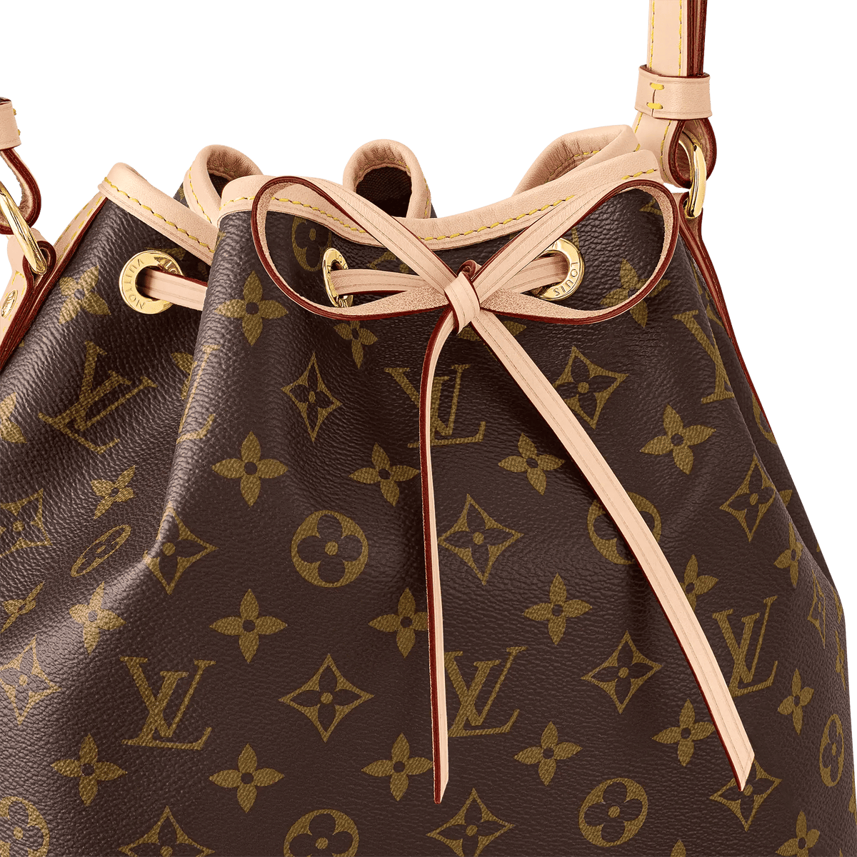 Women's Petit Noé Monogram Canvas Bucket Bag