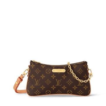 Pochette Liv Monogram Coated Canvas Gold-Toned Hardware