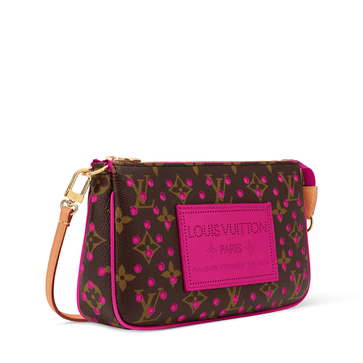 Women's Pochette Accessoires Monogram Perfo Pop Crush Chain Wallet