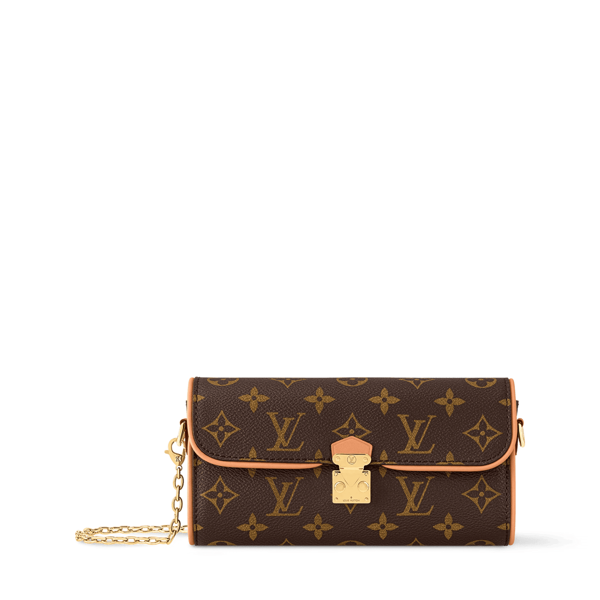 Pochette Camille Monogram Coated Canvas Gold-Toned Hardware