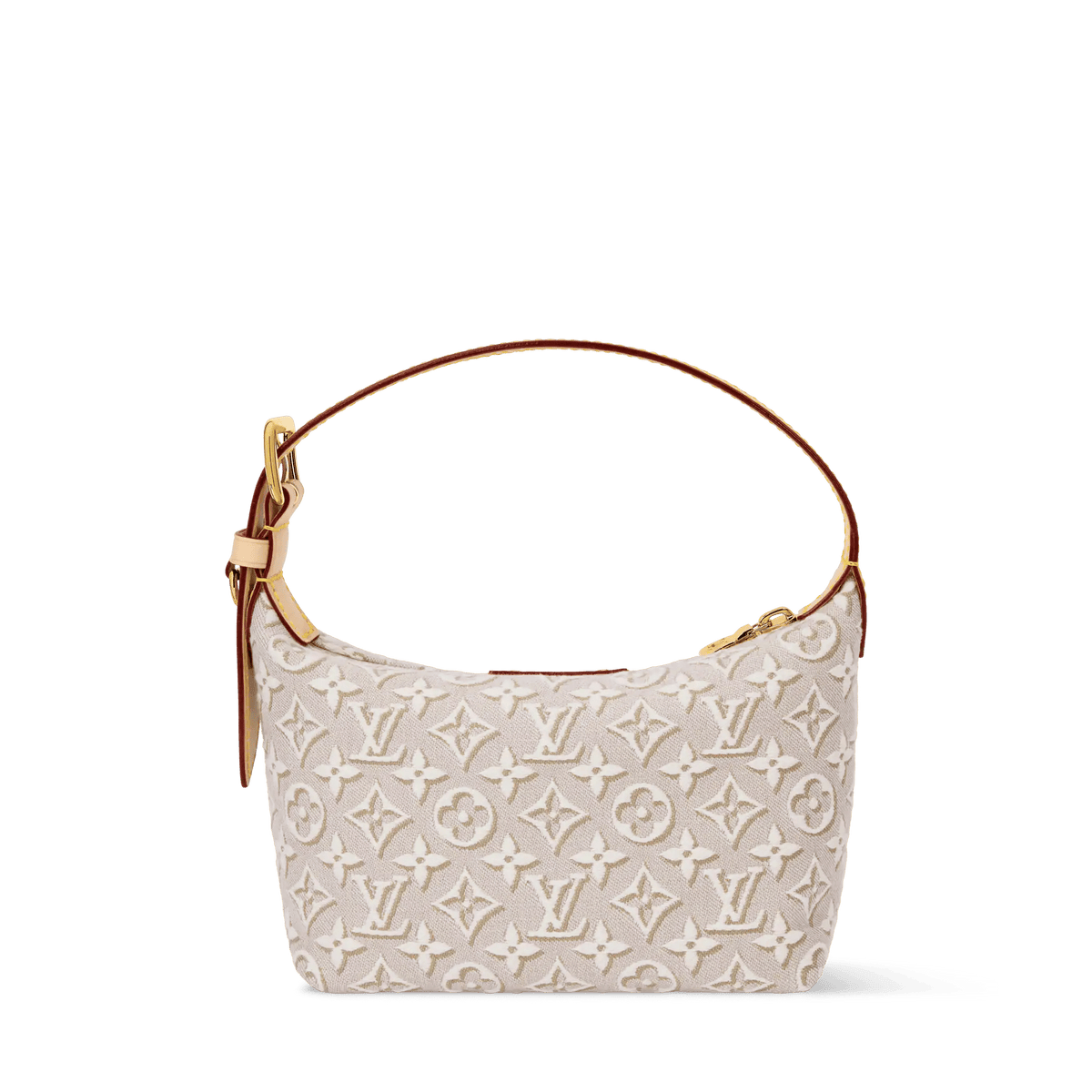 Pochette Hills Monogram Emblème Jacquard Textile Gold-Toned Hardware