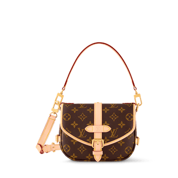 Women's Saumur BB Monogram Coated Canvas Saddle Bag M46740