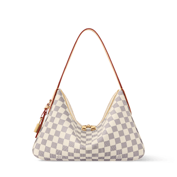 Women's Slouchy PM Damier Azur Coated Canvas Shoulder Bag N00116