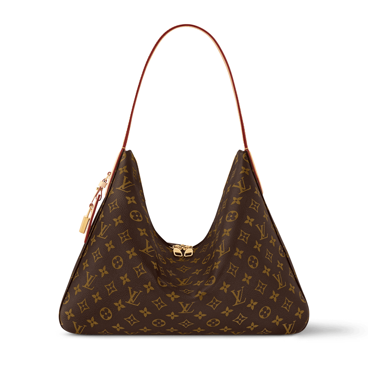 Women's Slouchy MM Monogram Coated Canvas Tote Bag M12098