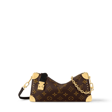 Slim Trunk Monogram Coated Canvas Gold-Toned Hardware