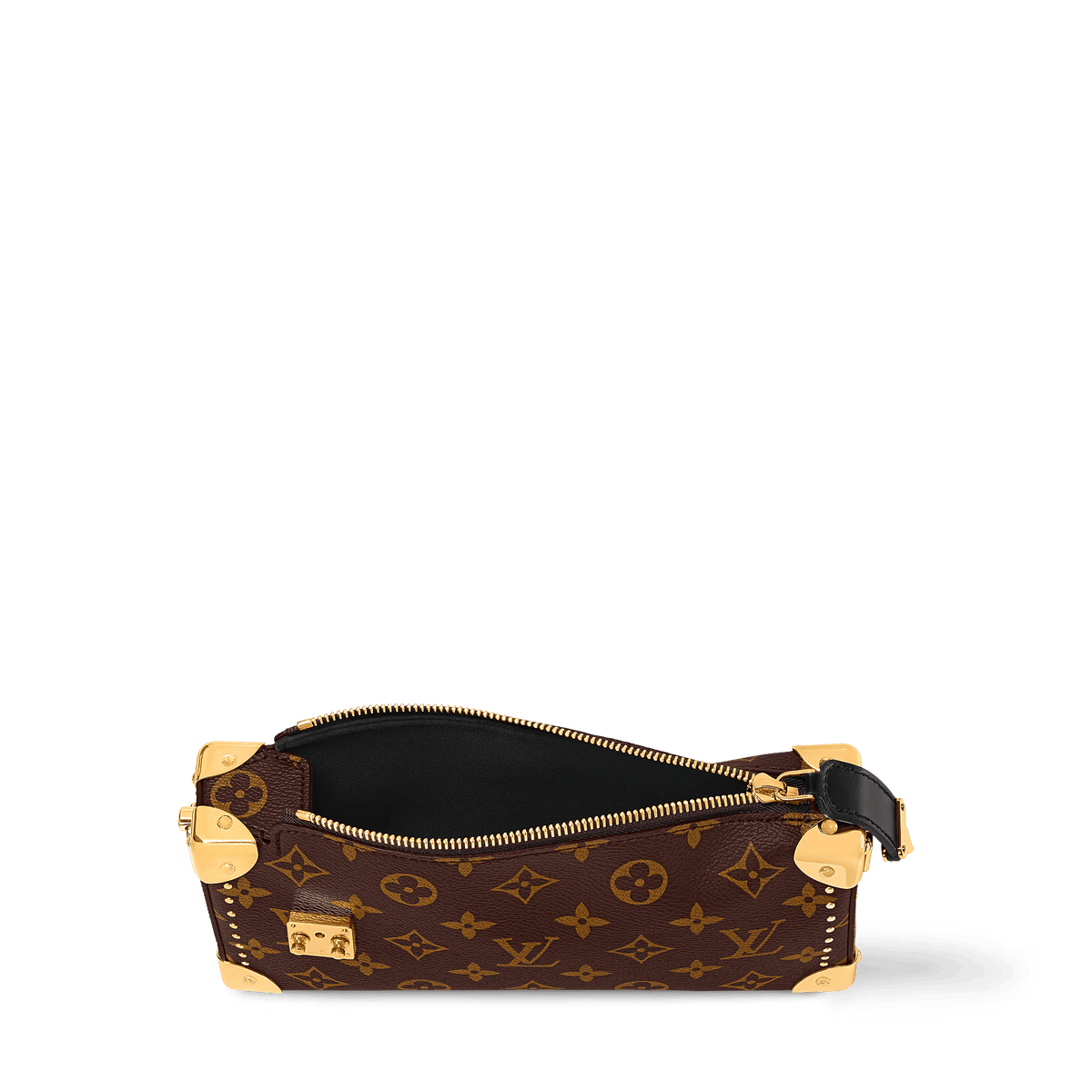 Slim Trunk Monogram Coated Canvas Gold-Toned Hardware