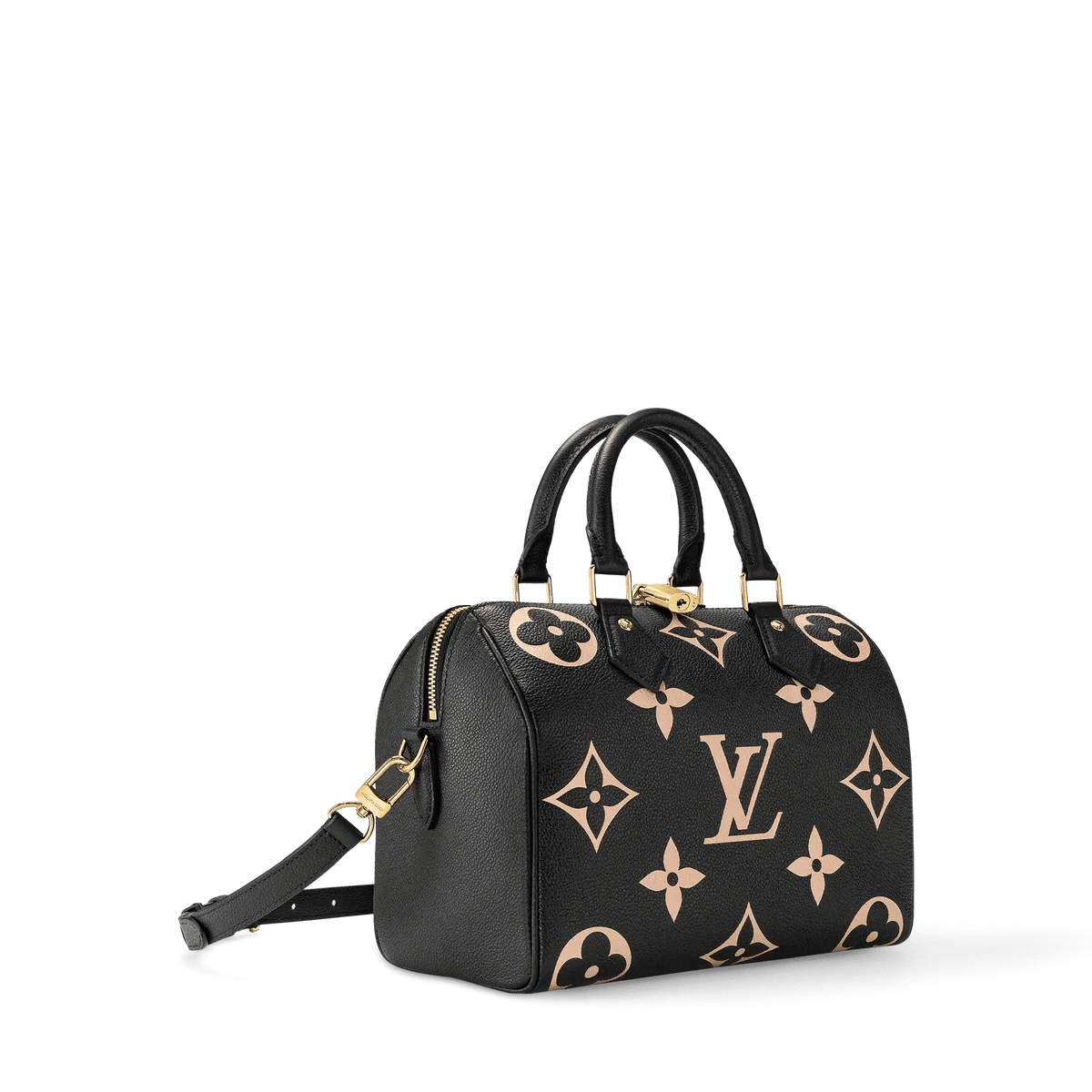 Women's Speedy Bandoulière 25 Bicolor Monogram Empreinte Leather Handbag M58947