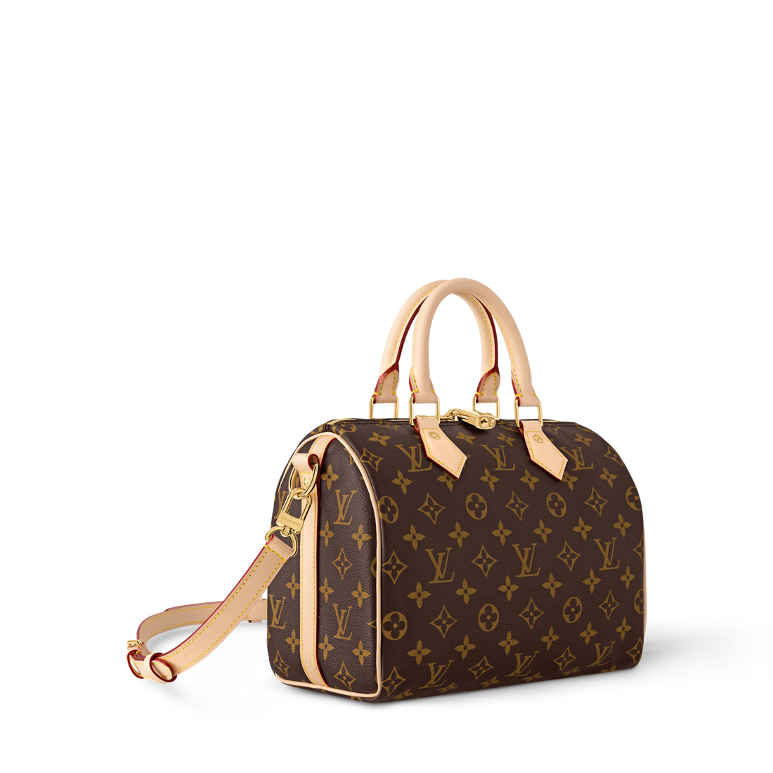 Speedy Bandoulière 25 Monogram Coated Canvas Gold-Toned Hardware