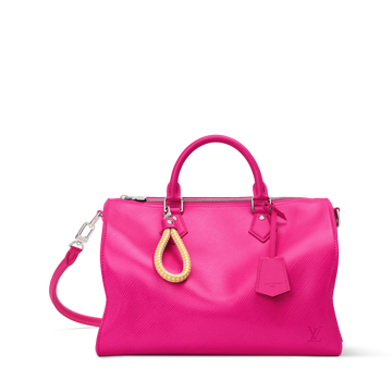 Speedy Soft 30 Epi Leather Rose Miami Silver-Toned Hardware