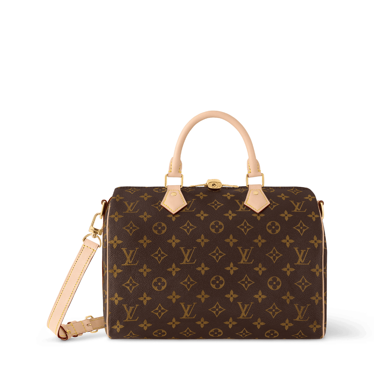 Women's Speedy Bandoulière 30 Monogram Coated Canvas Tote Bag M46980