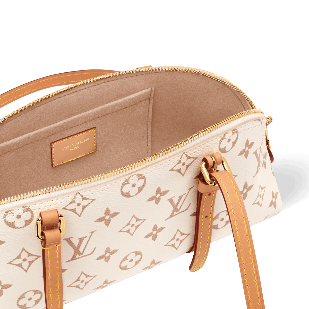 Women's Squire East-West Monogram Dune Canvas Shoulder Bag - JC