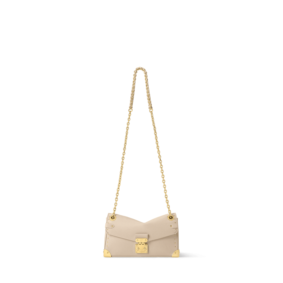 Women's Trunkie East-West Calfskin Leather Almond Baguette Bag - JC