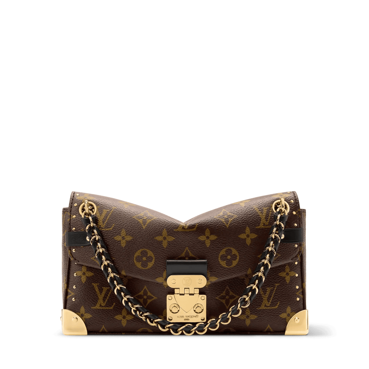 Women's Trunkie East West Monogram Canvas Baguette Bag