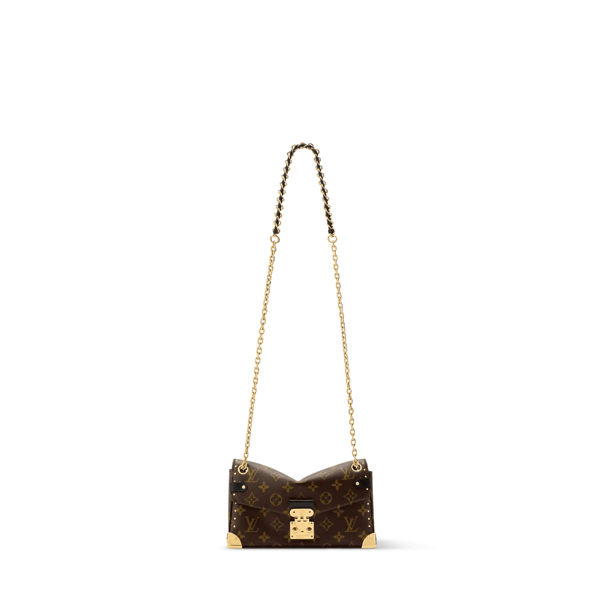 Women's Trunkie East West Monogram Canvas Baguette Bag