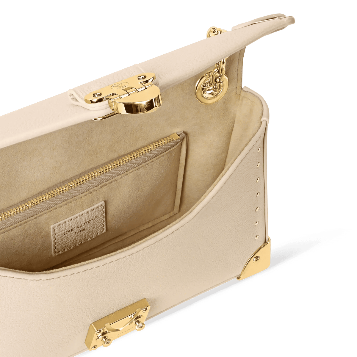 Women's Trunkie East-West Calfskin Leather Almond Baguette Bag - JC