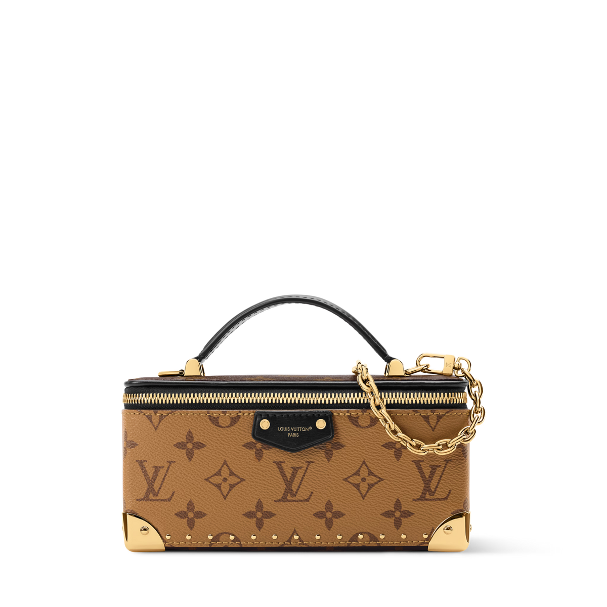 Vanity Pouch Trunk Nano Bag Monogram Reverse Gold-Toned Hardware