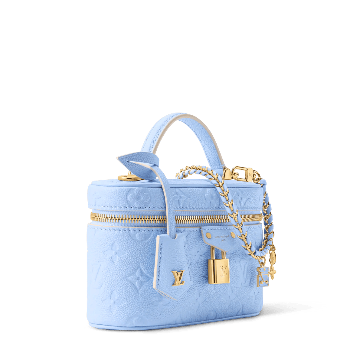 Vanity Chain Pouch Monogram Empreinte Bleu Iris M2A007