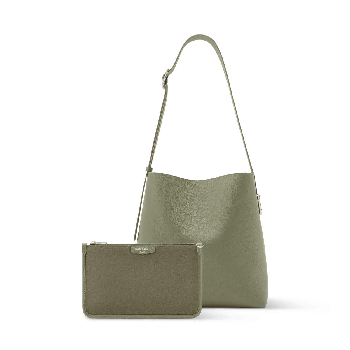 Men's Verso Hobo LV Touch Calfskin Khaki