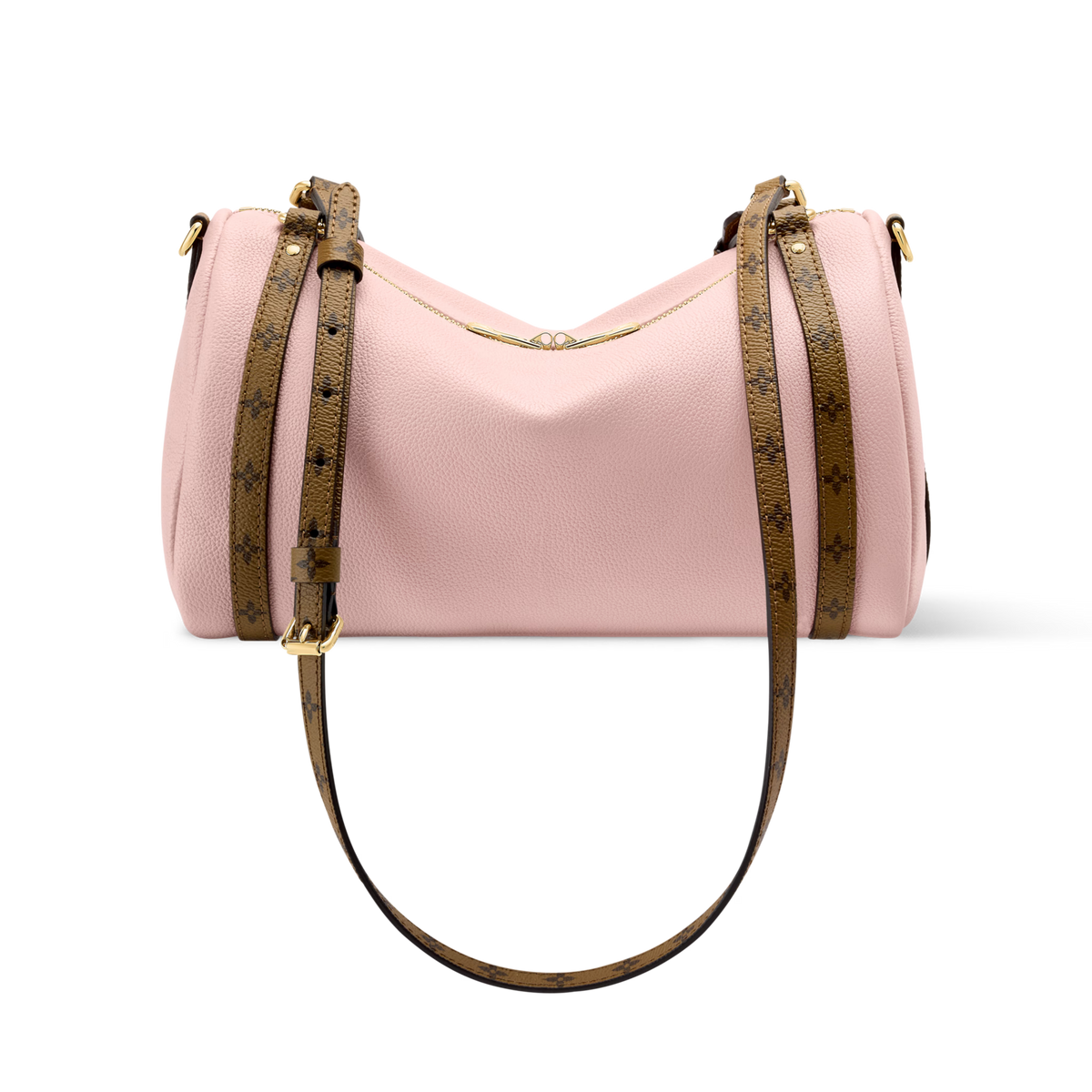 Women's Express PM Petal Pink Calfskin Shoulder Bag
